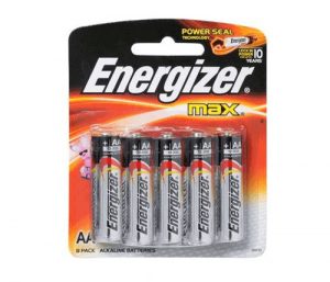 סוללות Energizer LR6 MAX AA 8 pack