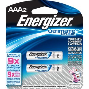 סוללות ליטיום Energizer AAA LR03 2 Pack