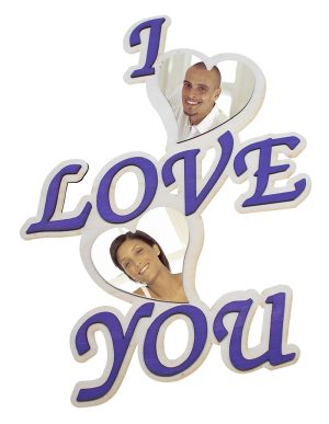 מסגרת עץ I Love You