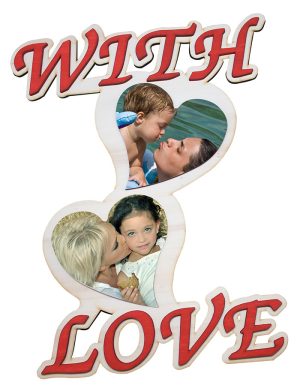 מסגרת עץ With Love